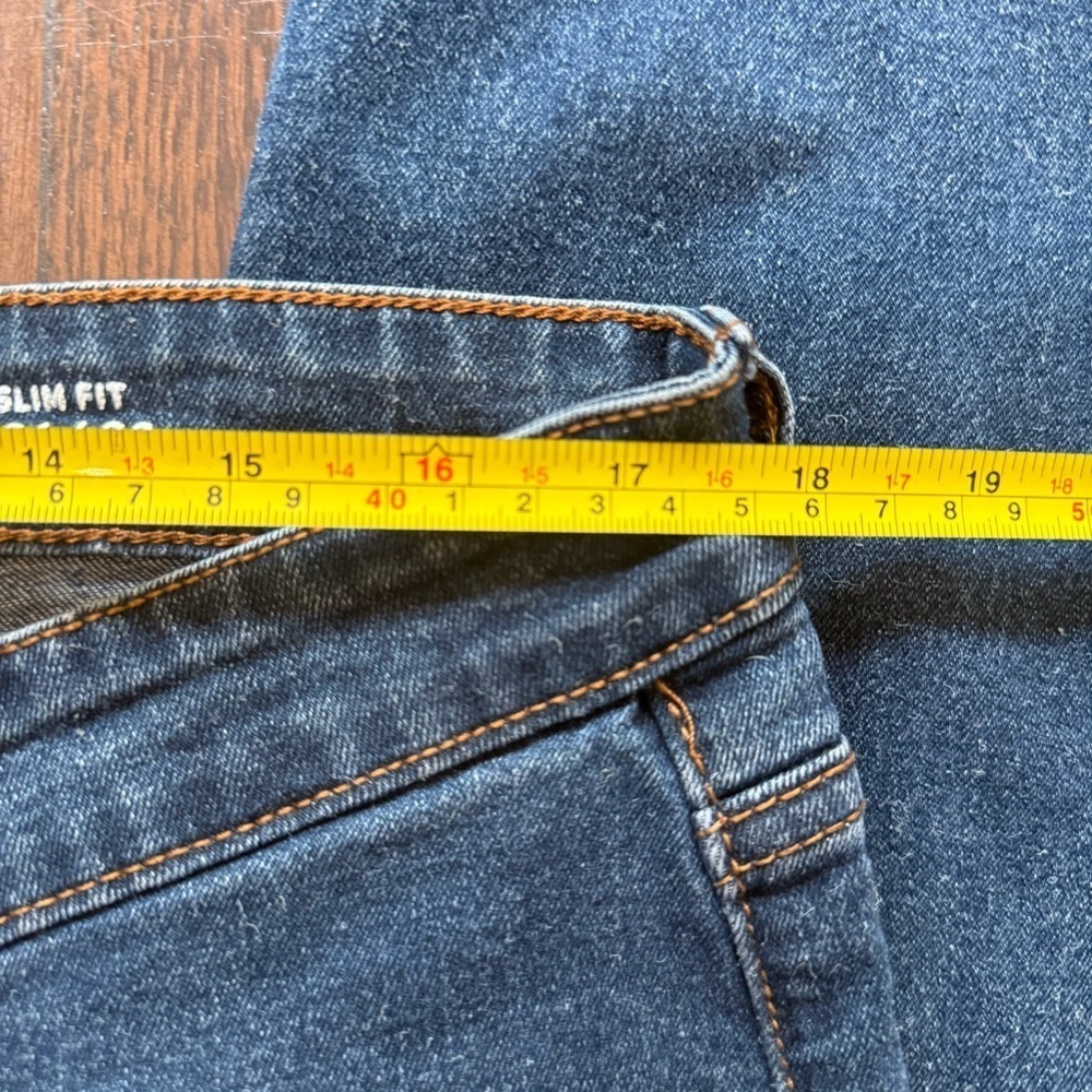 Men’s MBX Classic Slim Fit Blue Denim Jeans size 36/32 - Picture 2 of 7